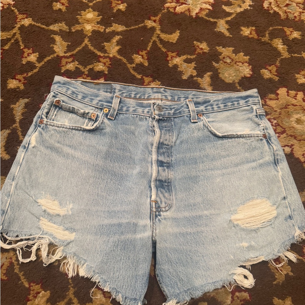 Levi's 501 Light Wash Shorts